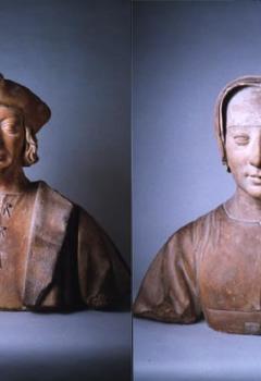 Portrait présumé du chancelier Antoine Duprat (1463-1535). - Portrait de Louise de Savoie, mère de François Ier (1476-1531).
