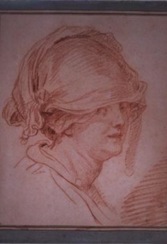Portrait de femme avec coiffe