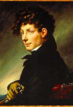 Portrait de jeune homme en chasseur