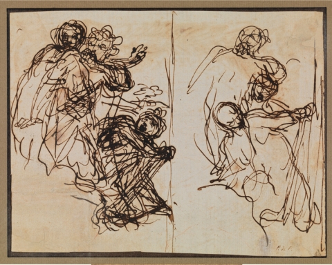 Sept dessins pour le Louvre