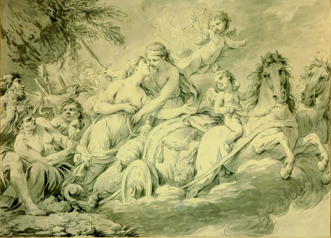 DEUX GRANDS DESSINS DE LAGRENÉE