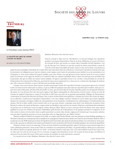 Bulletin trimestriel 4ème trimestre 2019