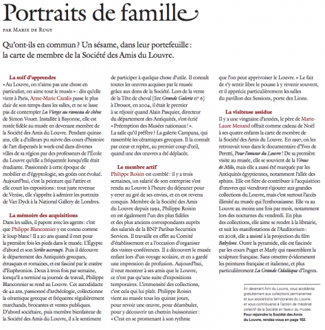 Amateurs d'art : un portrait de famille