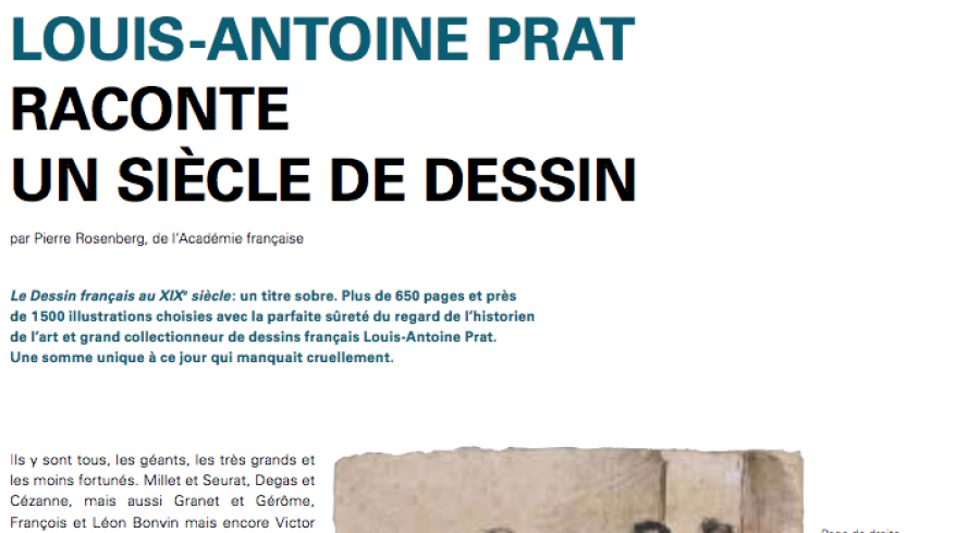 Le dessin français par Louis-Antoine Prat