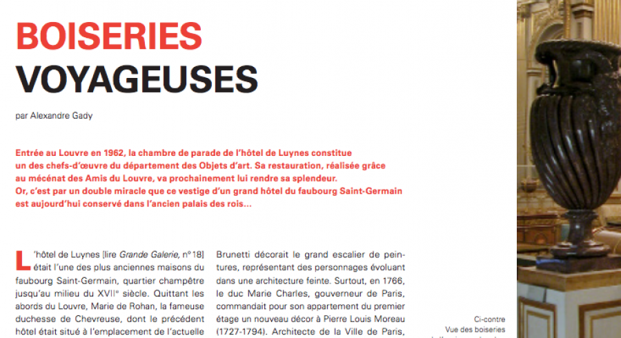 Boiseries voyageuses