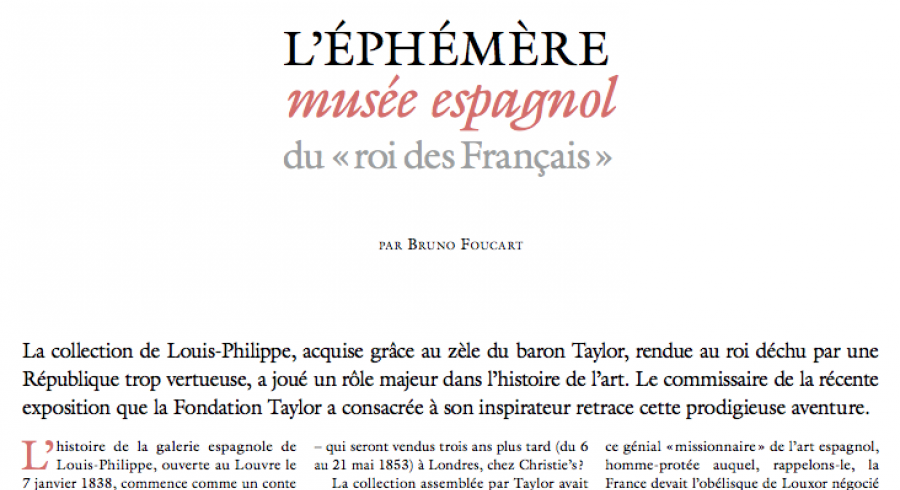 L'éphémère musée espagnol