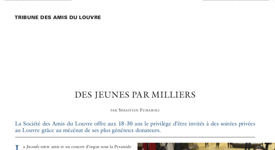 Des Jeunes par Milliers