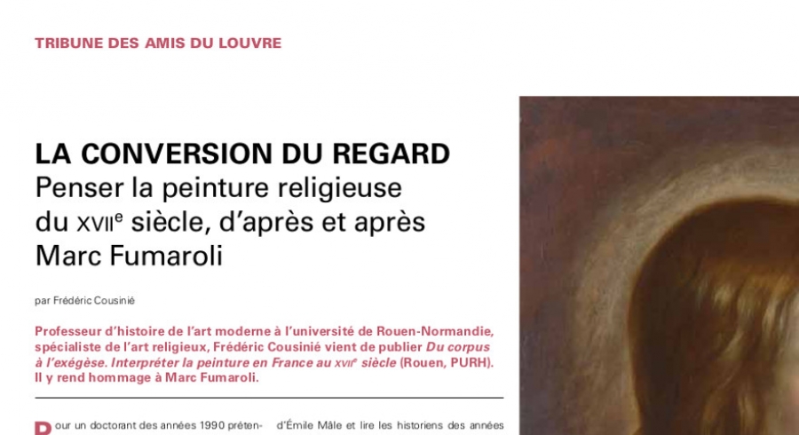 La conversion du regard
