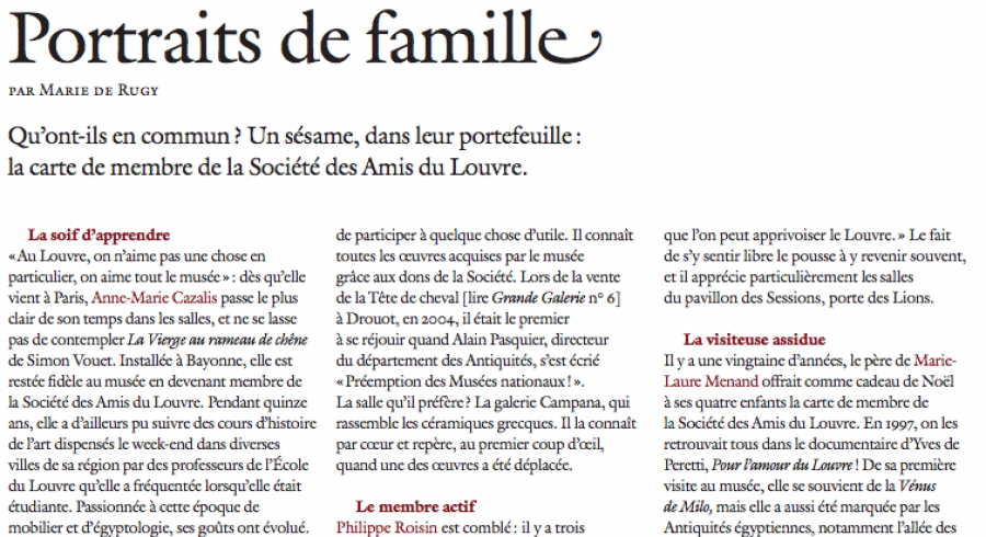 Amateurs d'art : un portrait de famille