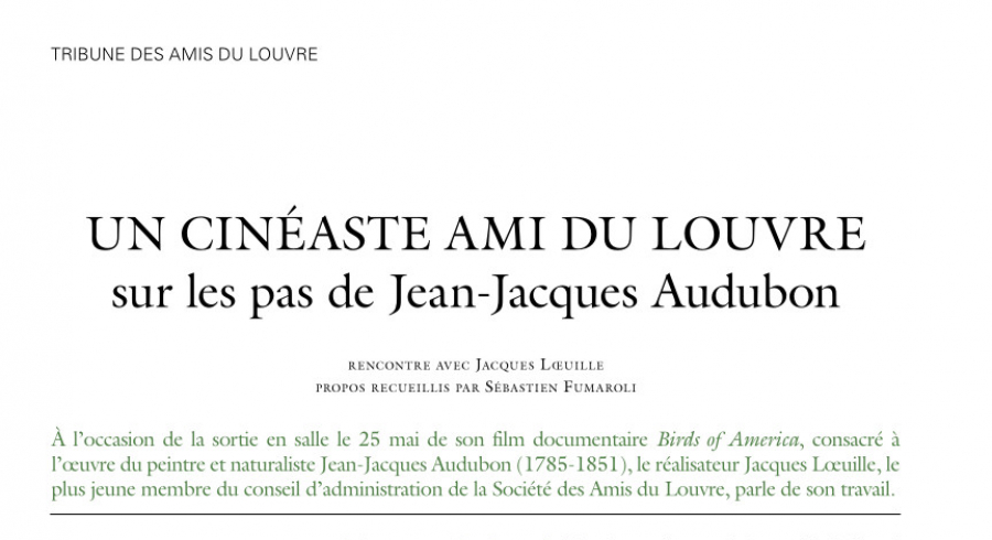 Un cinéaste Ami du Louvre