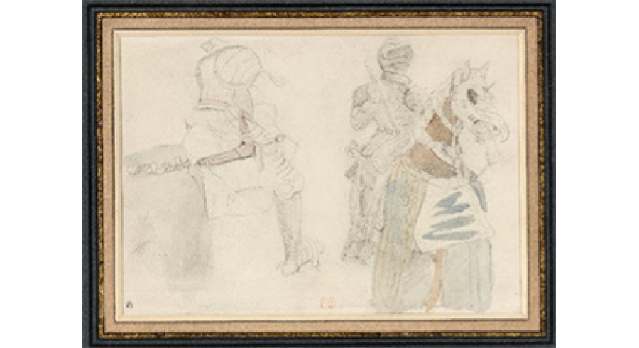Deux études d'armure