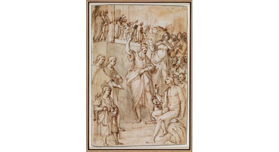 Sept dessins pour le Louvre